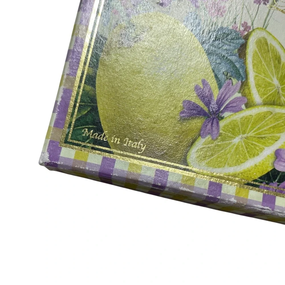 Saponifico Artigianale Fiorentino Lemon and Mallow Soaps NEW Italy